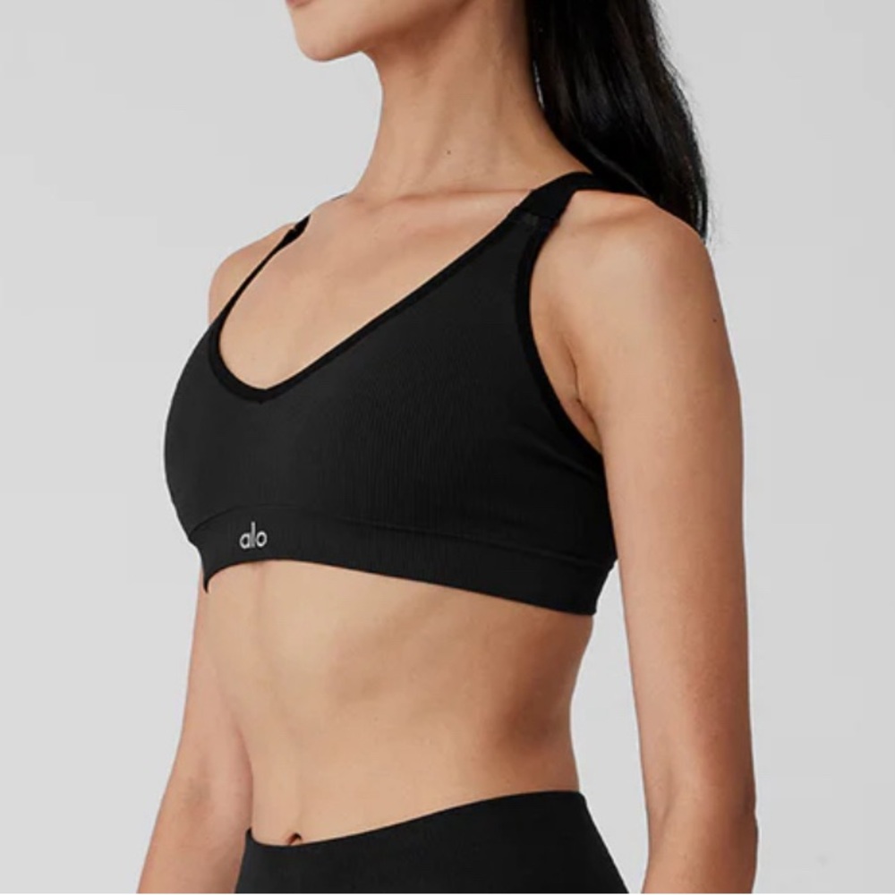 Alo Yoga Seamless Ribbed Favorite Bra